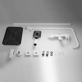 Душевая стойка Shevanik S6836C белый